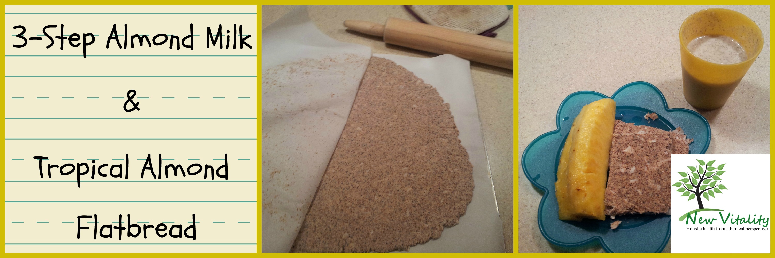 gluten-free almond flatbread